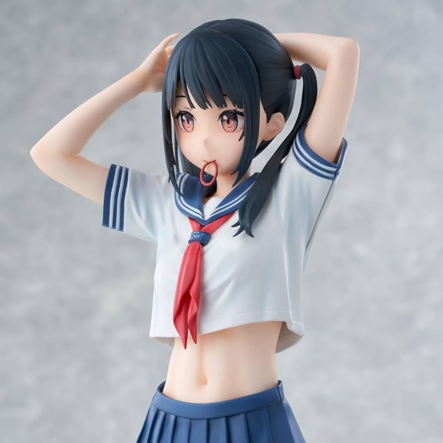 セーラー服のまなか  着せ替え　フィギュア Amazon.co.jp: セーラー服のまんなか 28cm PVC製 塗装済み完成品